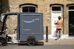 亚马逊通过电子货运自行车送货