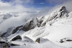 从Margherita Peak，Stanley Mount Stanley，Kilembe路线，Rwenzori国家公园，Kasese District，乌干达的景观