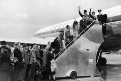 乘客在1952年登机