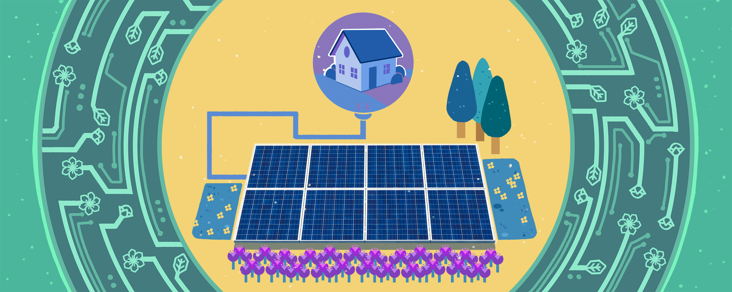 示范社区太阳能的插图