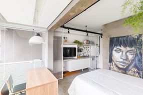 Casa 100 Arquitectura室内设计的Apartamento Compacto＂width=