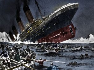 泰坦尼克号沉没