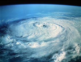 墨西哥湾的埃琳娜飓风