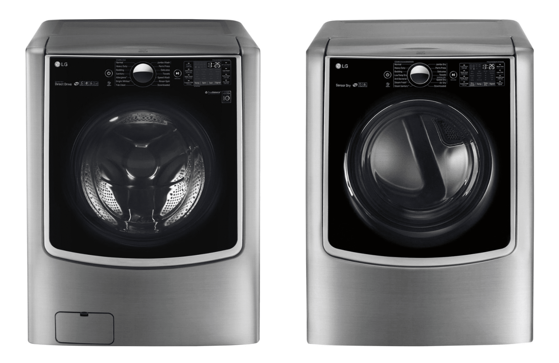 LG WM9000HVA洗衣机+ LG DLEX9000V烘干机