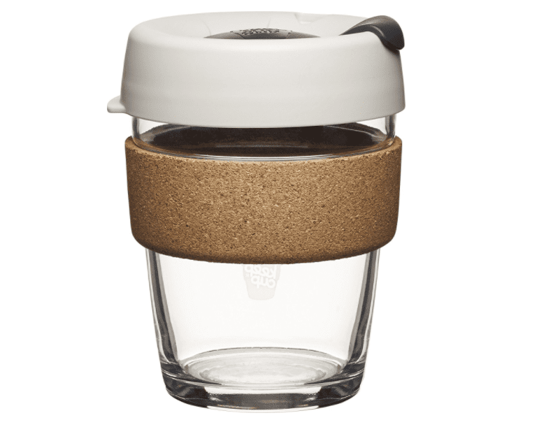 KeepCup Brew Glass可重复使用咖啡杯，12盎司/中杯，滤镜