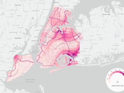 纽约城市噪声地图