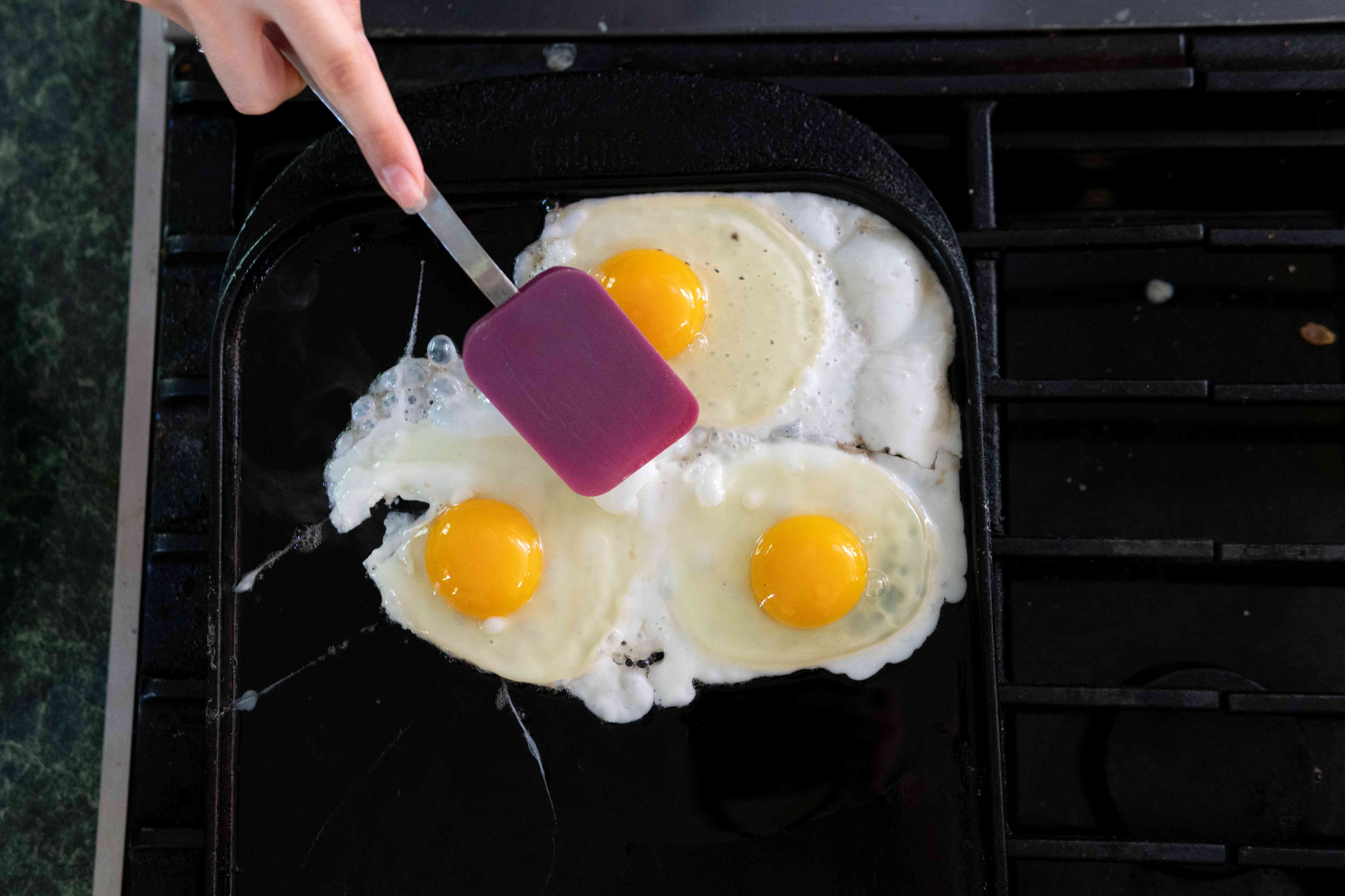塑料锅铲盖鸡蛋