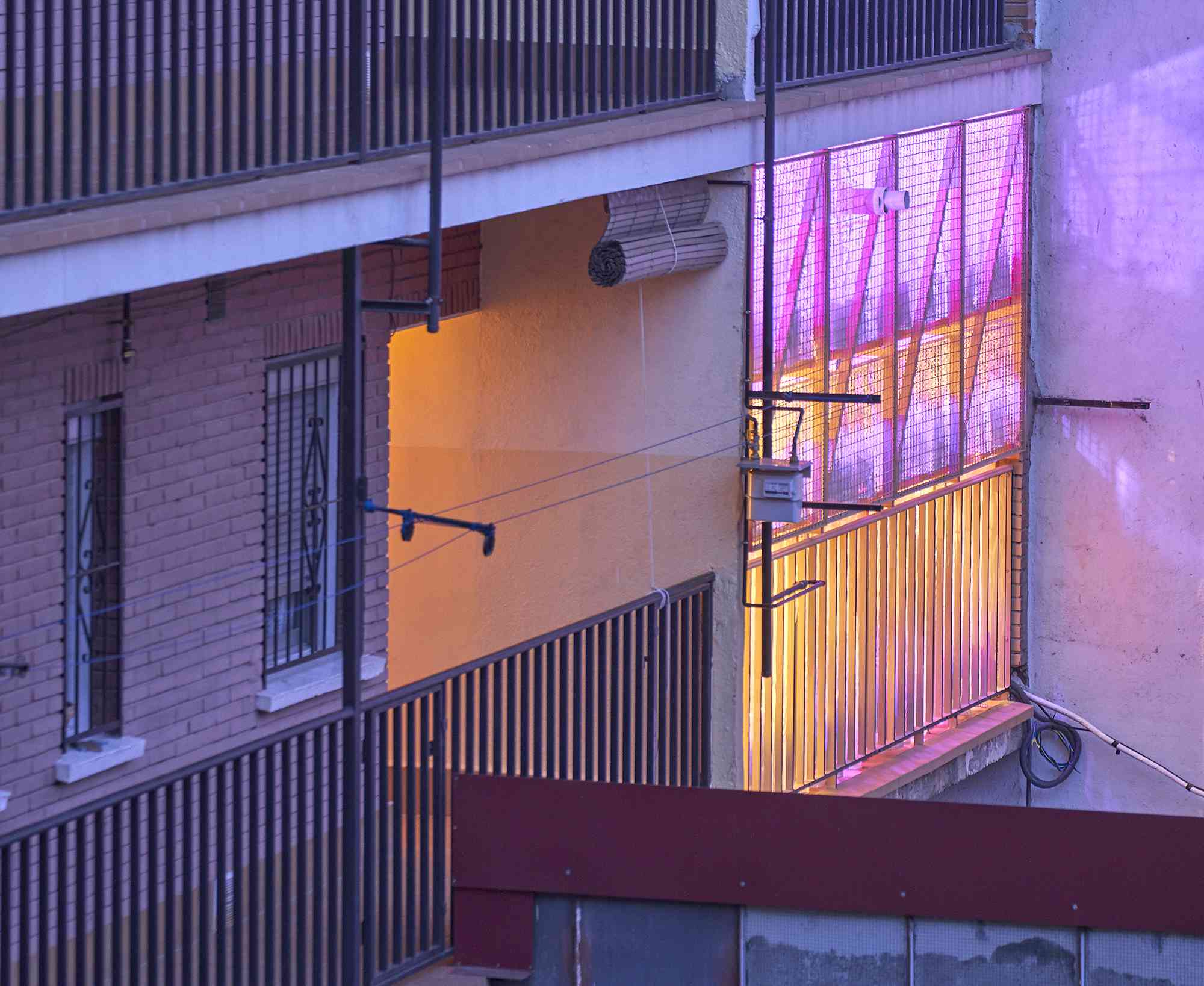 小型公寓改造马德里Husos建筑事务所的外部阳台