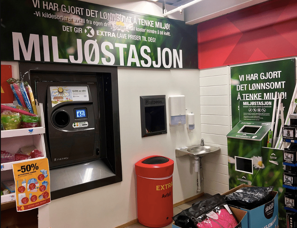 挪威超市回收站