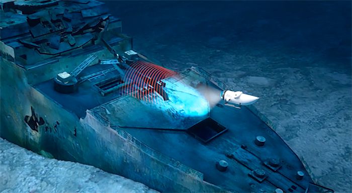 OceanGate计划使用一个先进的新型潜水器称为‘独眼巨人2’3 d扫描泰坦尼克号的残骸以前所未有的细节。