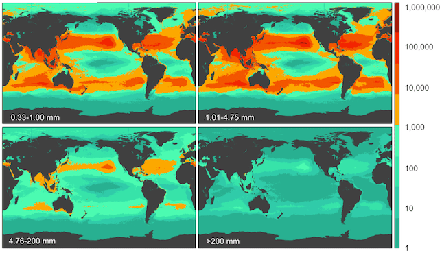 海洋塑料地图