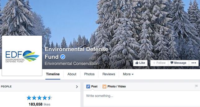 beplay体育官网电脑在Facebook上的环境保护基金
