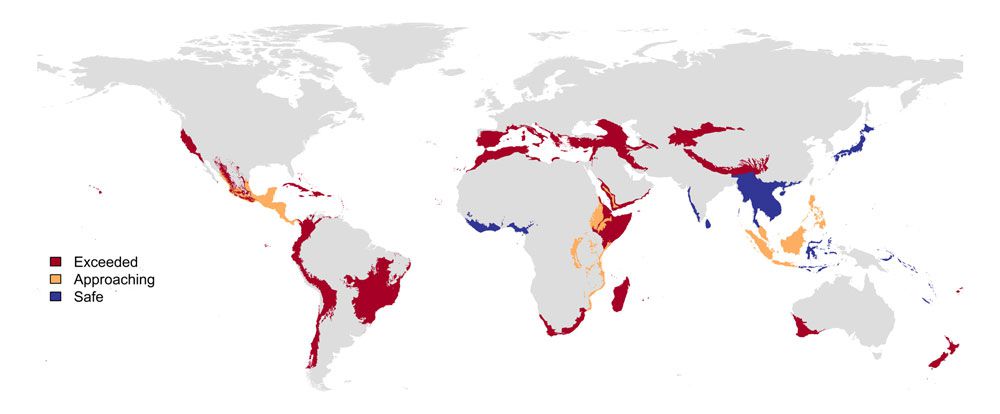 生物多样性损失图