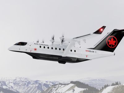 加拿大航空的电动混合动力飞机