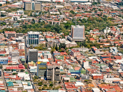 圣何塞的市中心,哥斯达黎加