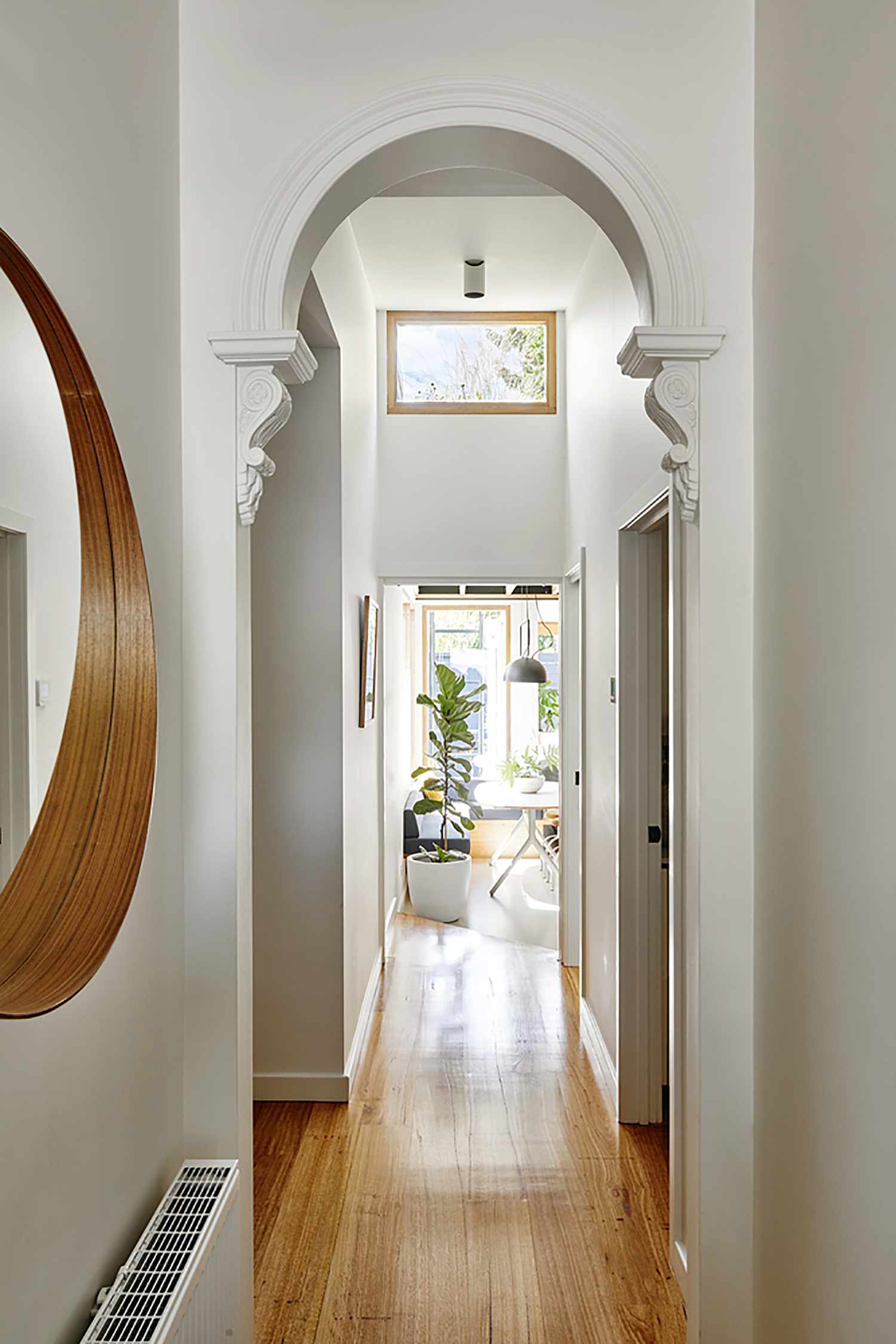 Gladstone Worker's Cottage Renovation by Altereco Design + Melbourne Vernacular archway