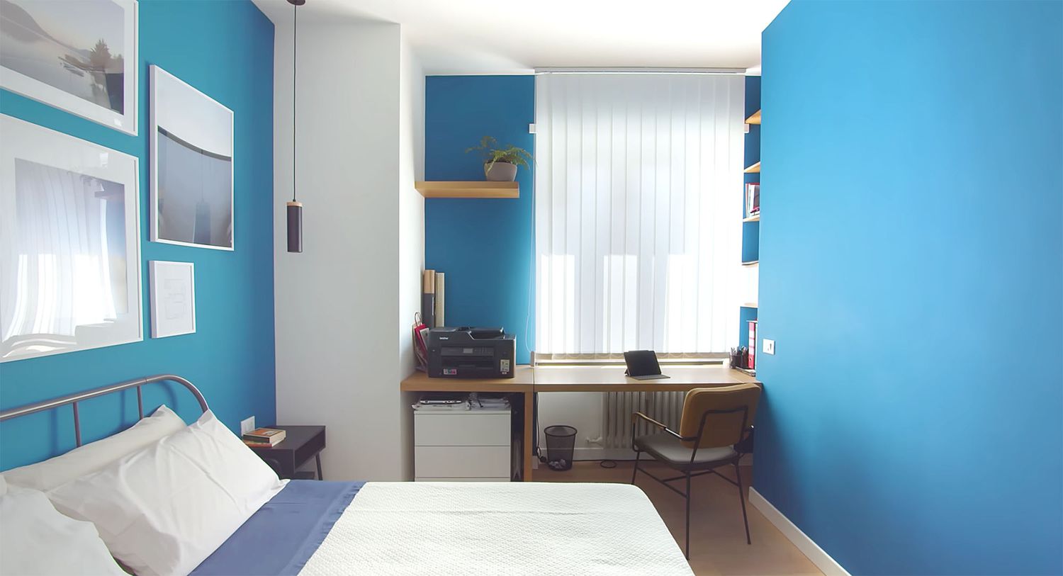 Luini小公寓装修的Davide Minervini卧室