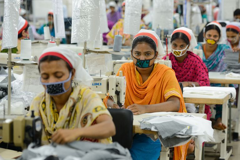 孟加拉国的服装工人