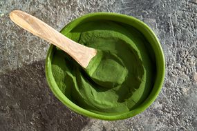 绿色小球藻粉一碗