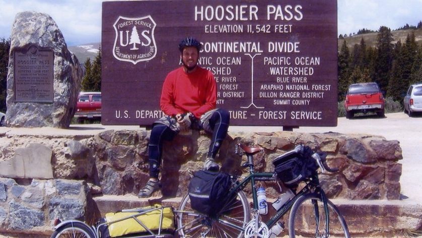 迈克尔在Hoosier Pass