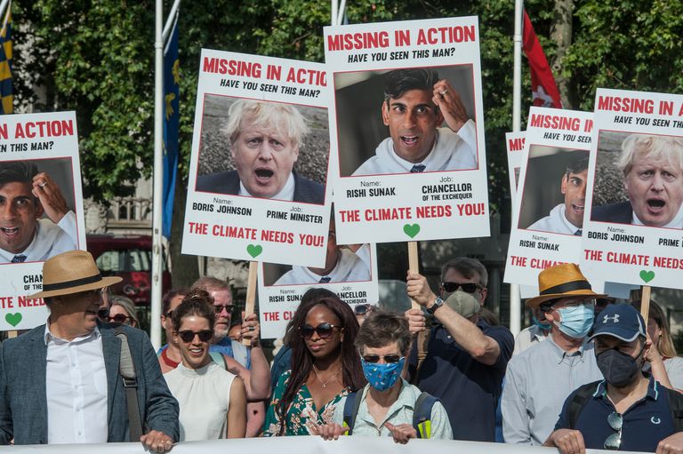 英国气候抗议者＂class=