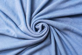 蓝色织物，丝绸，美丽的布背景，缎子，图集＂width=
