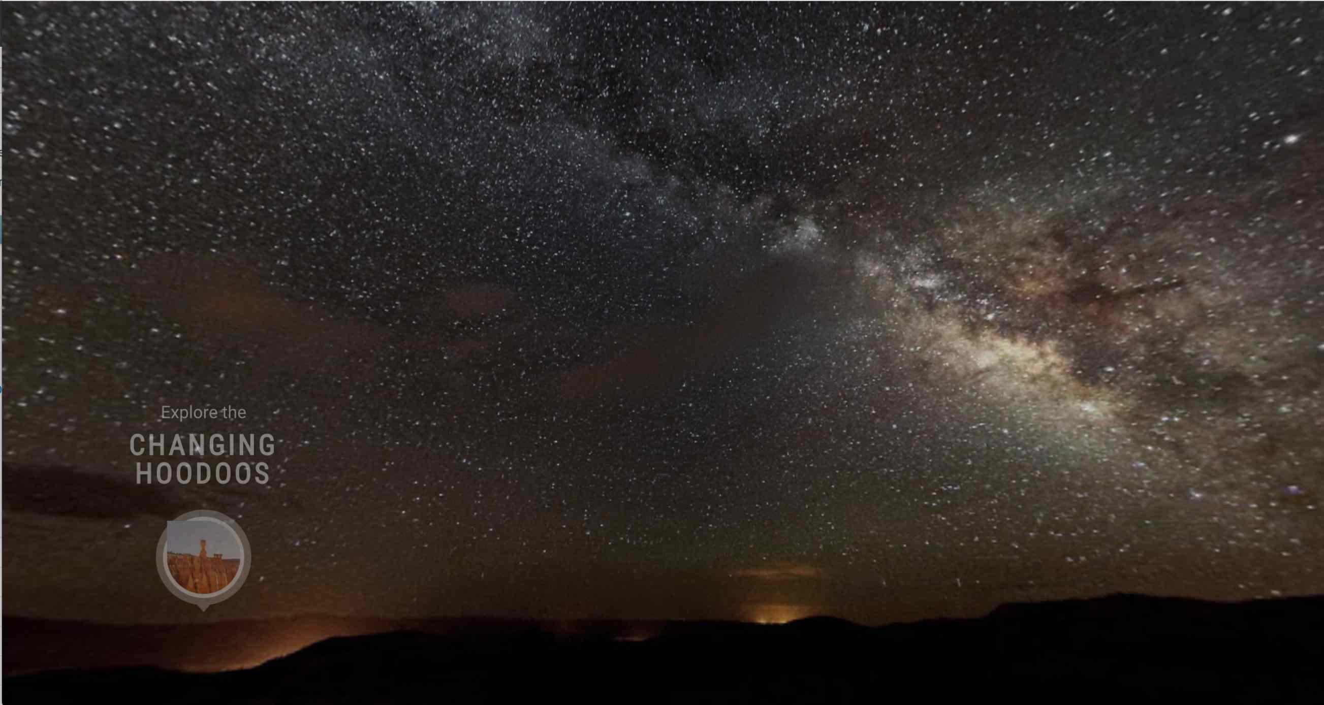 犹他州布莱斯峡谷国家公园的夜空