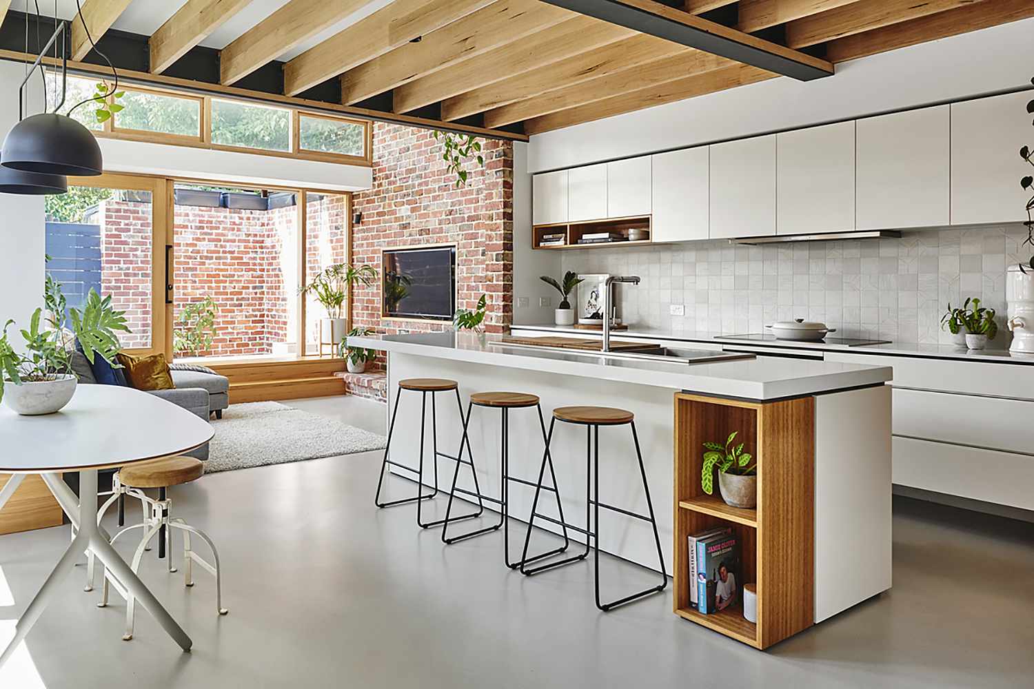 Gladstone Worker's Cottage Renovation by Altereco Design + Melbourne Vernacular kitchen