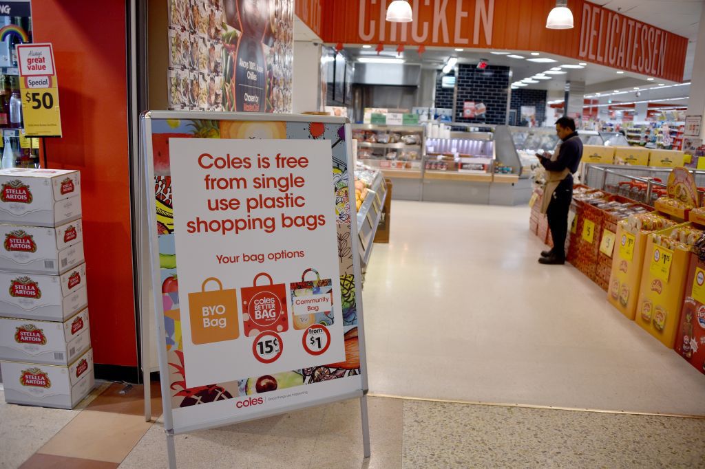 澳大利亚食品杂货店禁止使用塑料袋