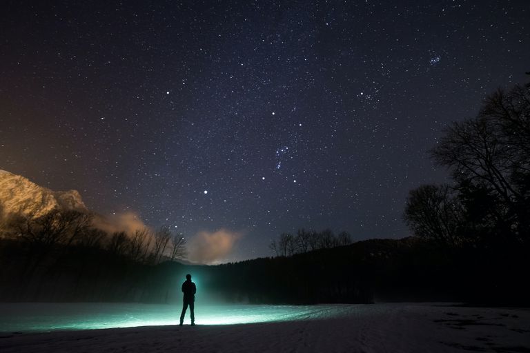 在1月份看夜空