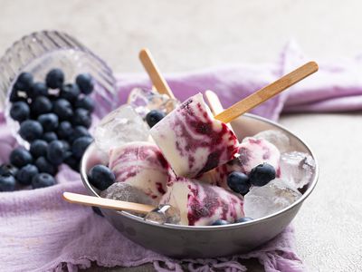 蓝莓冰淇淋冰棒