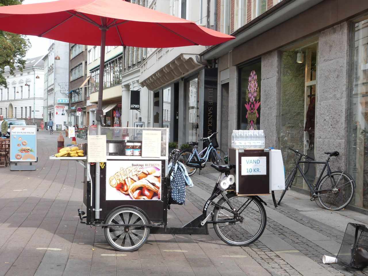 哥本哈根的自行车咖啡馆