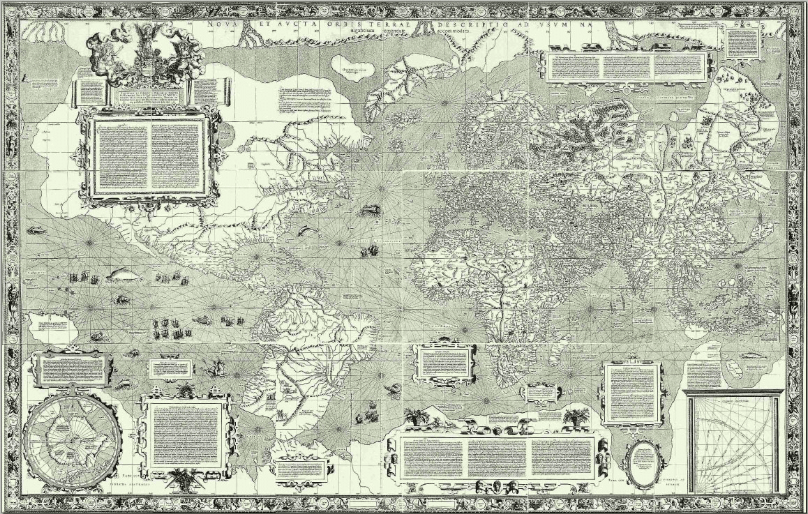 1569 Mercator投影图