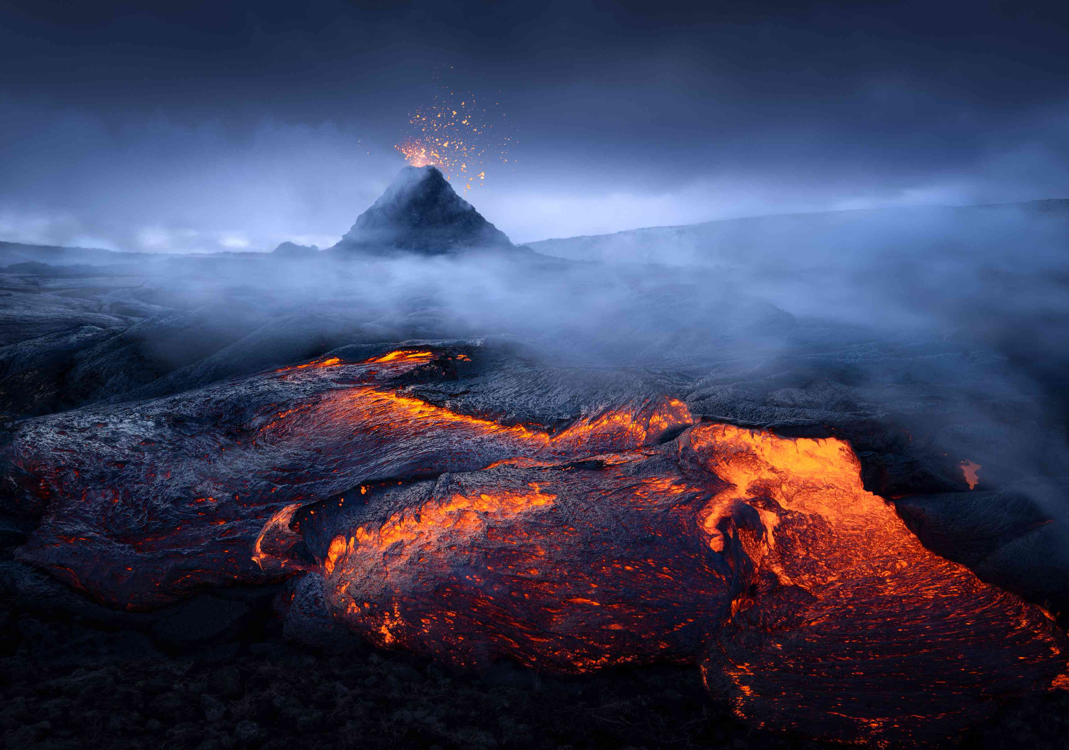 冰岛火山