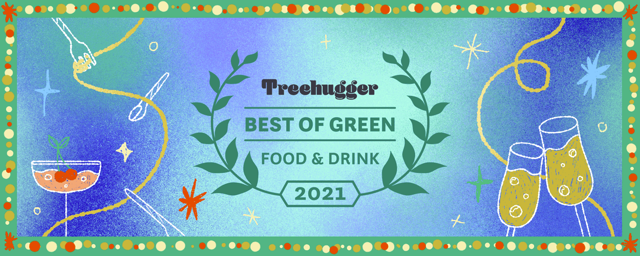 最佳绿色食品和饮料奖的动画插图