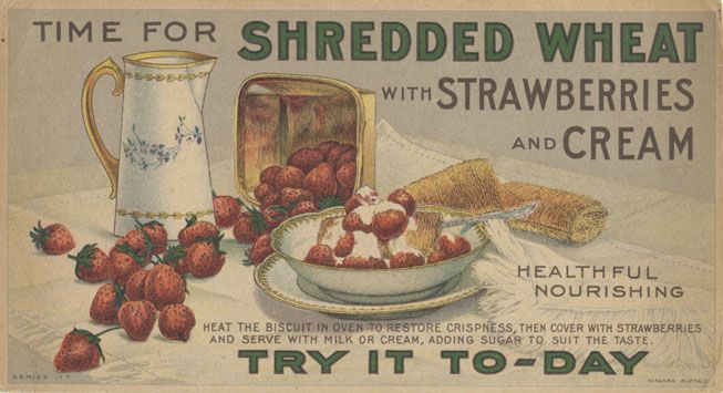 1900年的碎小麦广告