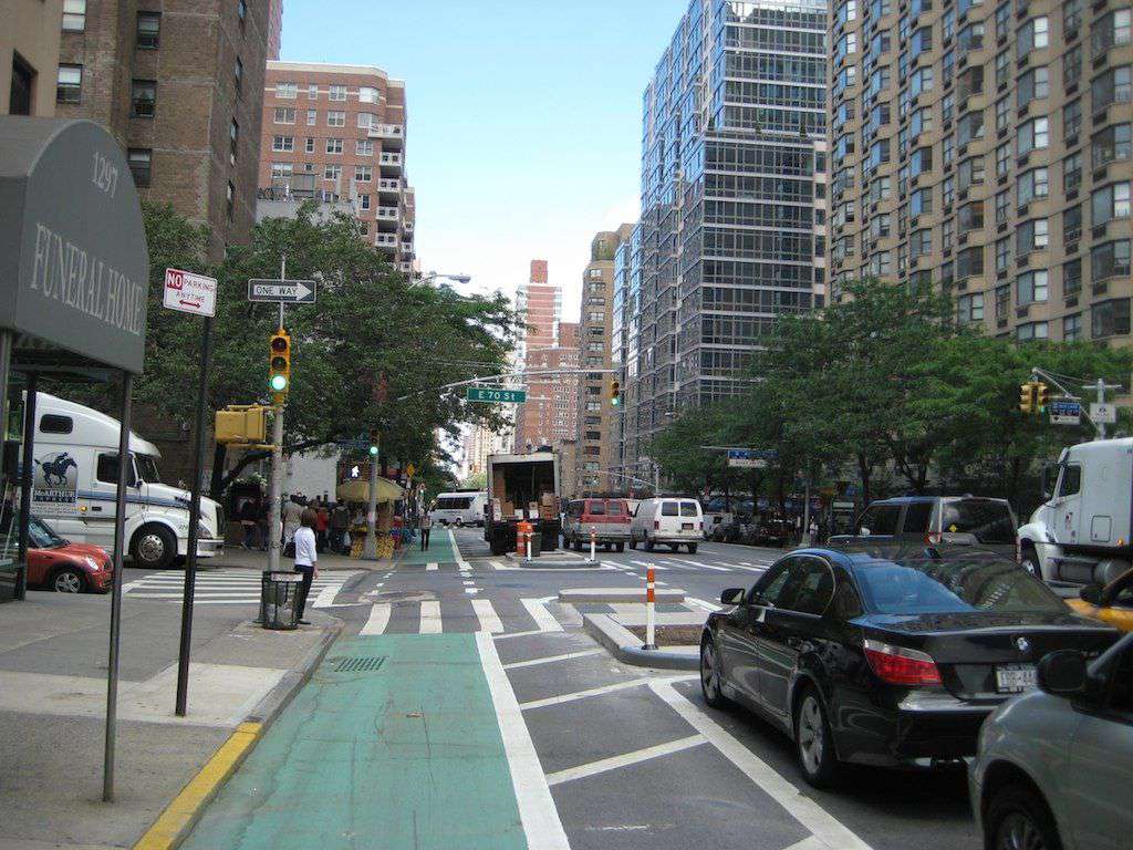 纽约市受保护的自行车道