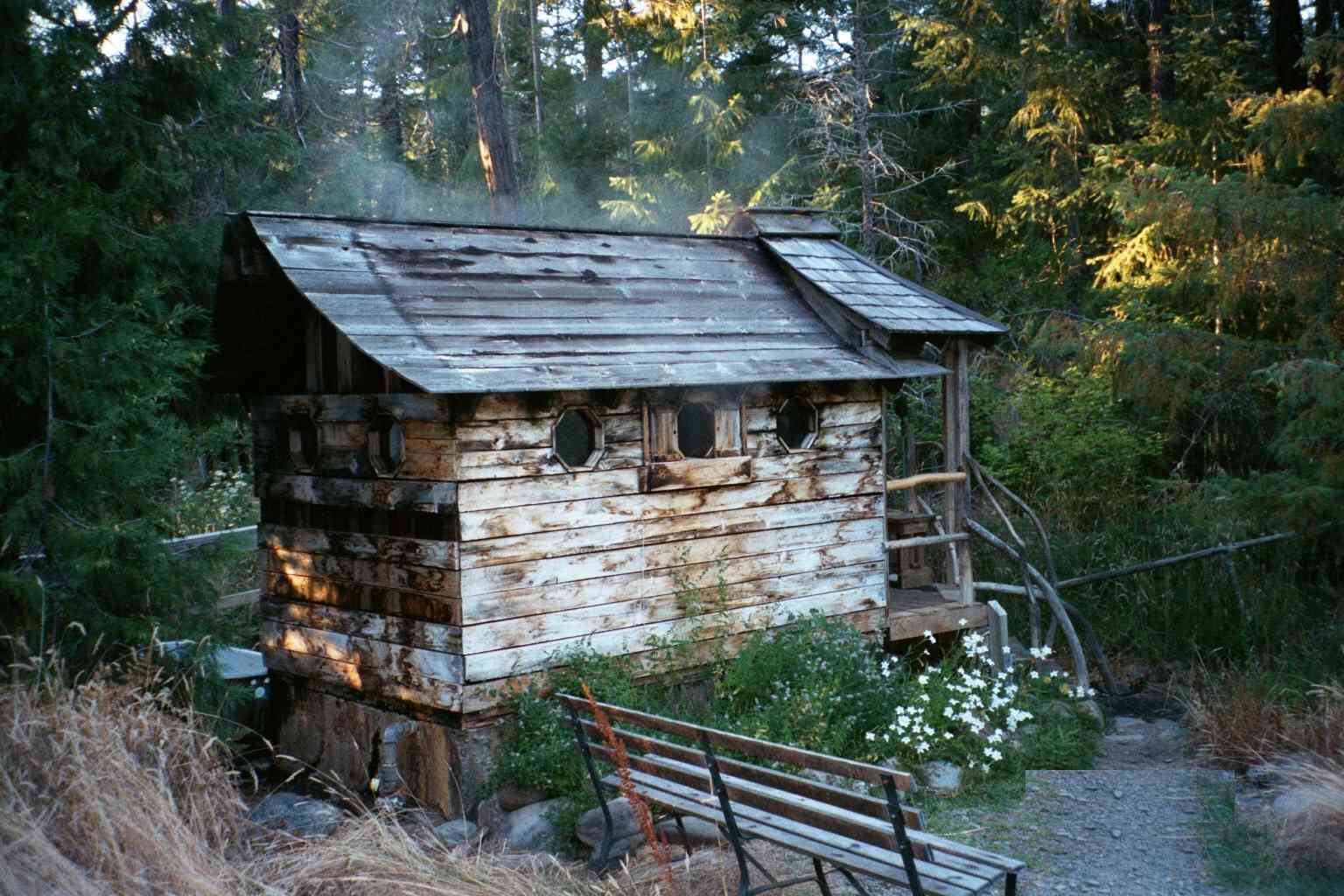 布雷滕布什森林里的蒸汽小屋