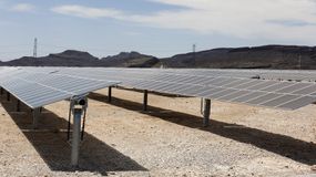 美高梅度假村的巨型太阳能电池板