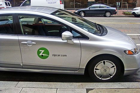 Zipcar汽车共享本田照片