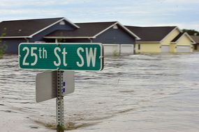 北达科他州洪水