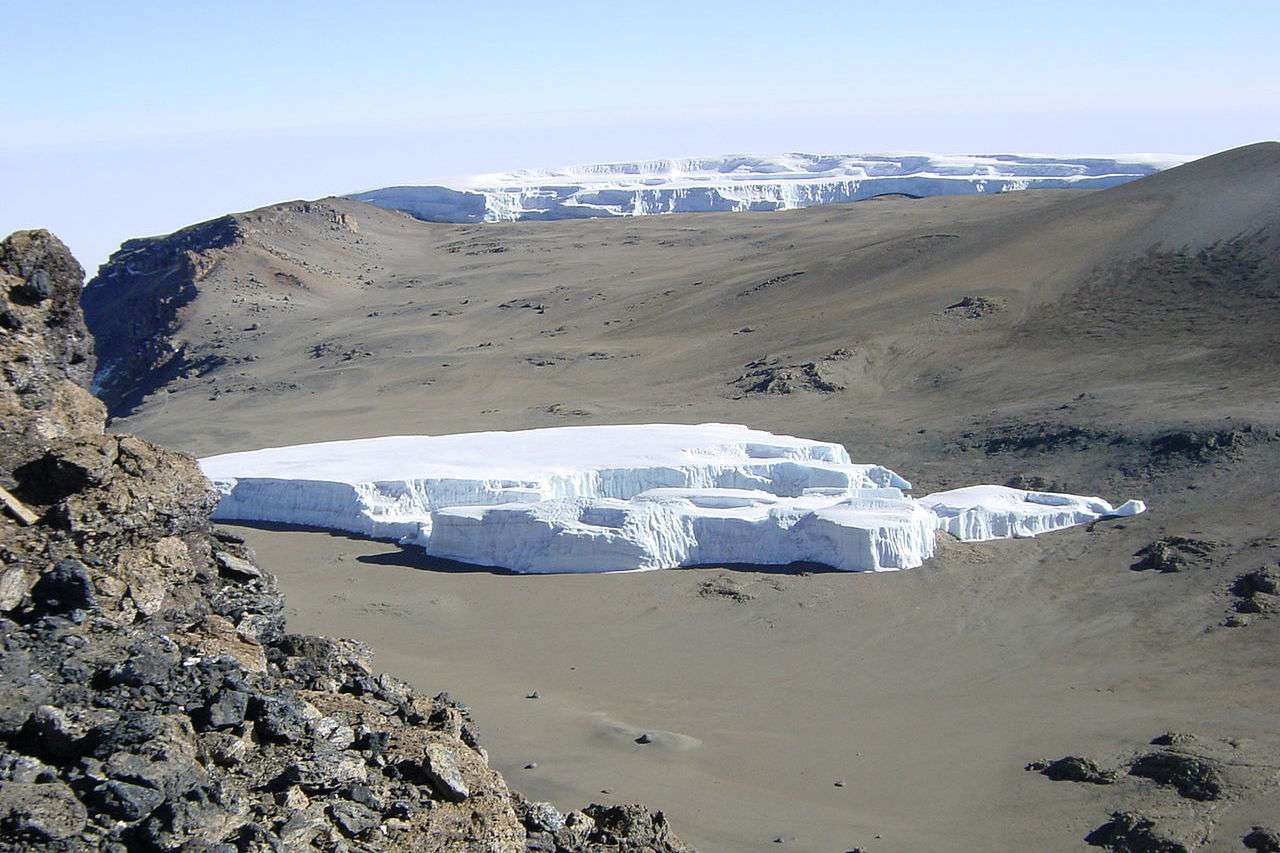 Furtwangler乞力马扎罗山的冰川在峰会上