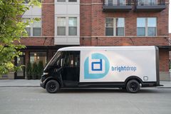 Brightdrop EV600，密歇根州的一家供应商正在建造。