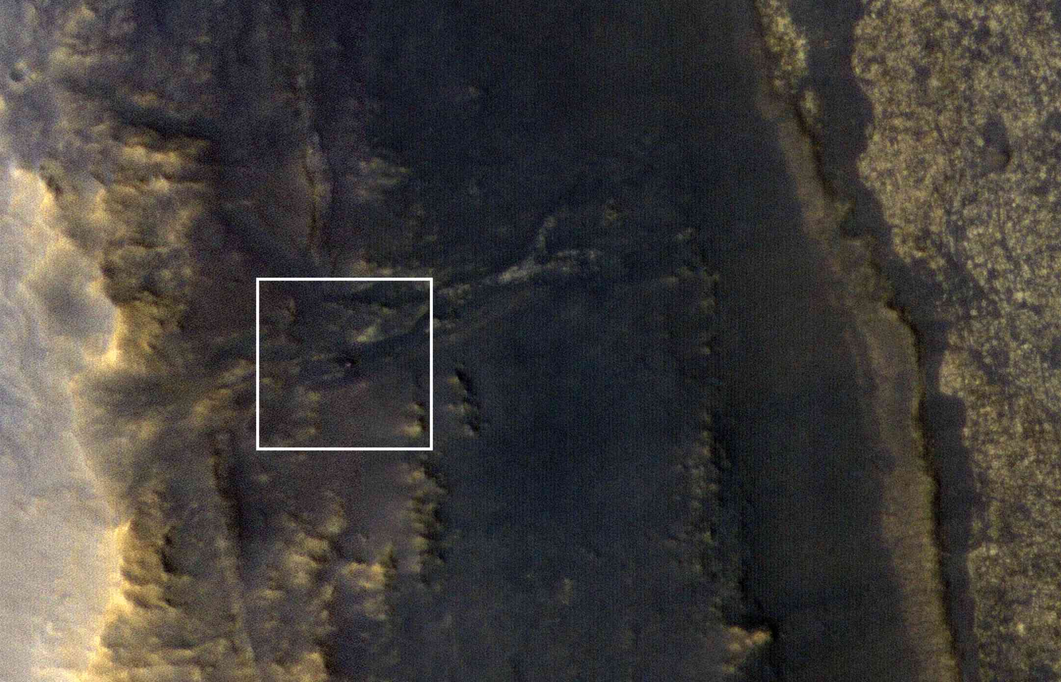 火星的卫星图像