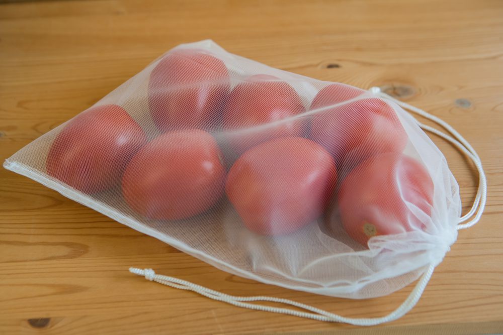 西红柿，可重复使用的农产品袋
