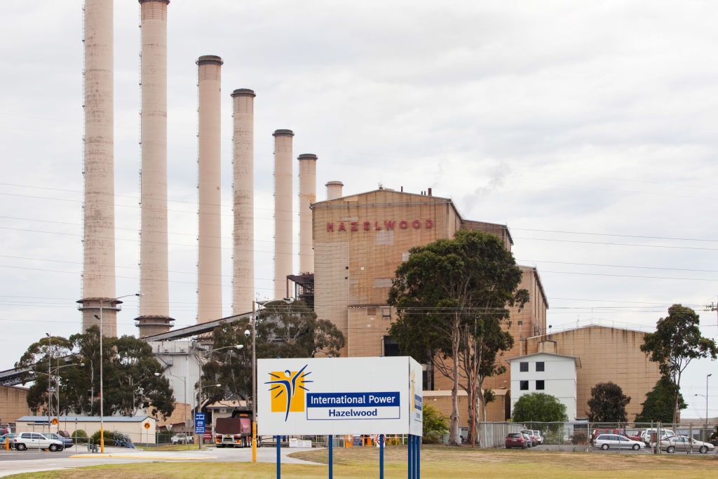 澳大利亚维多利亚州拉特罗布谷的榛子煤炭发电站