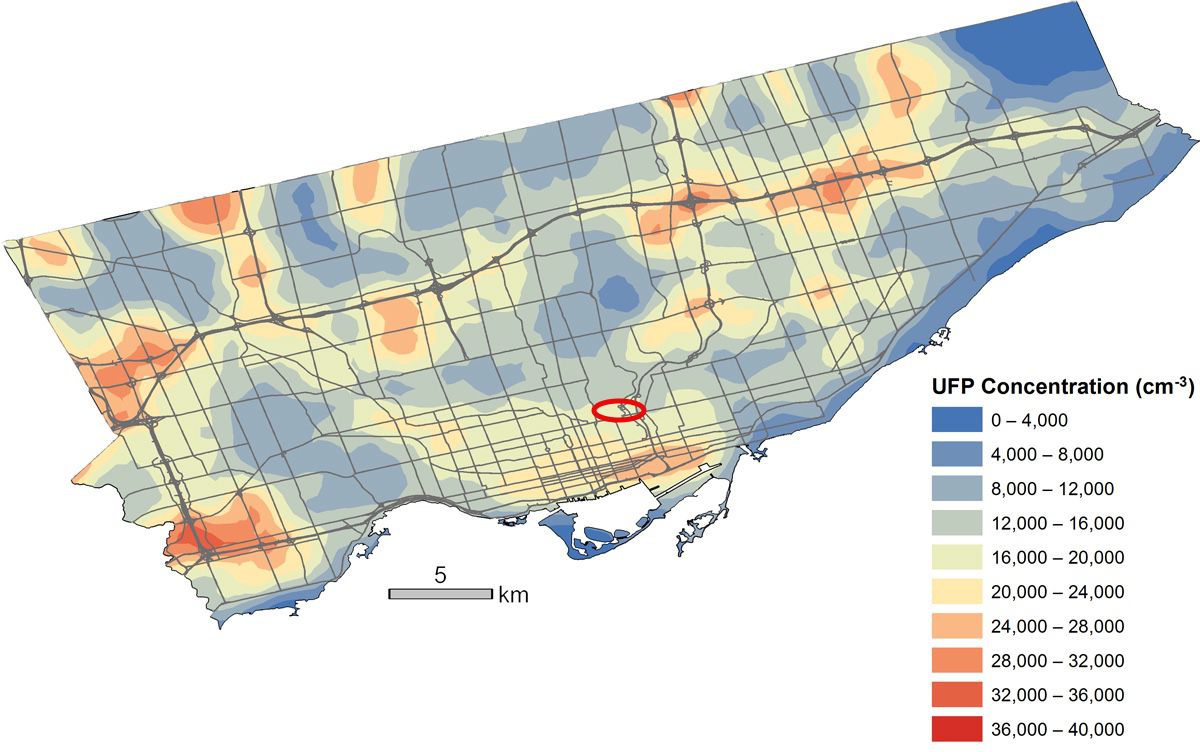 多伦多UFP污染