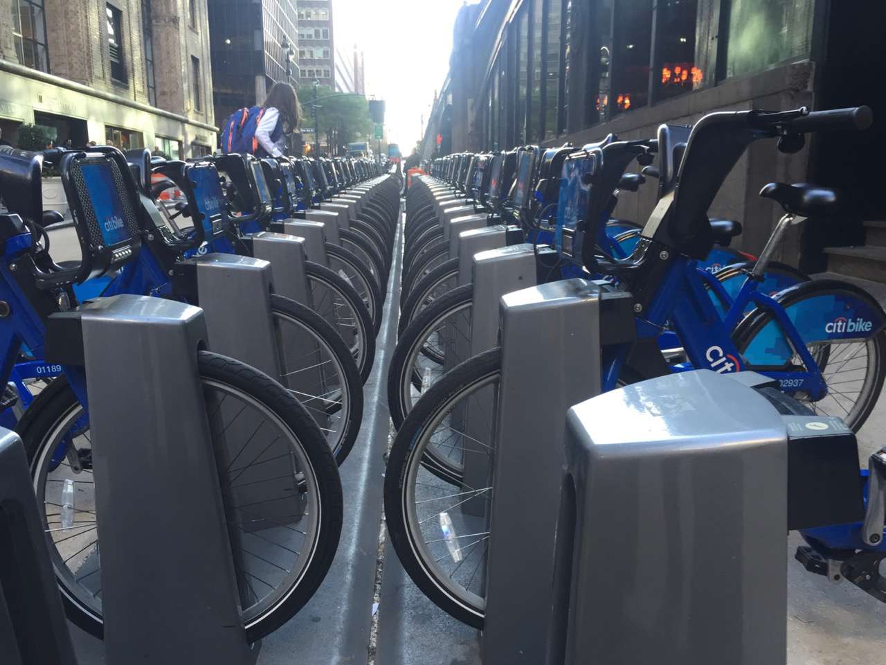 中央车站的Citibikes