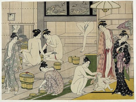 日本女人洗澡