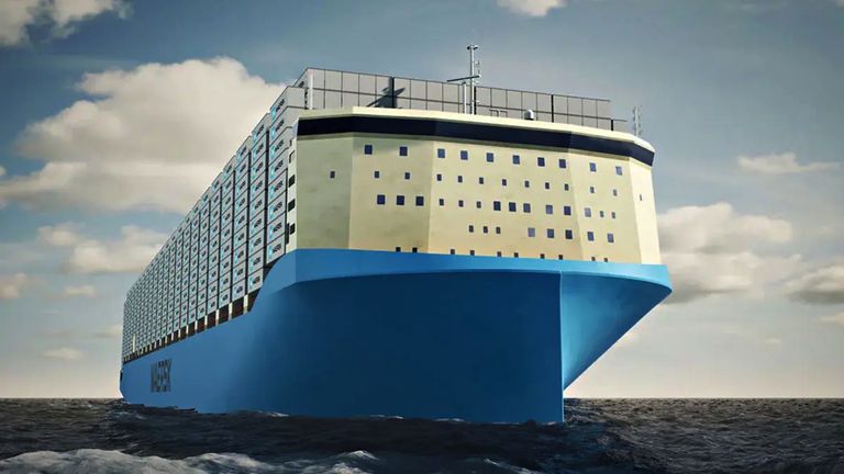 Maersk Biomethanol船